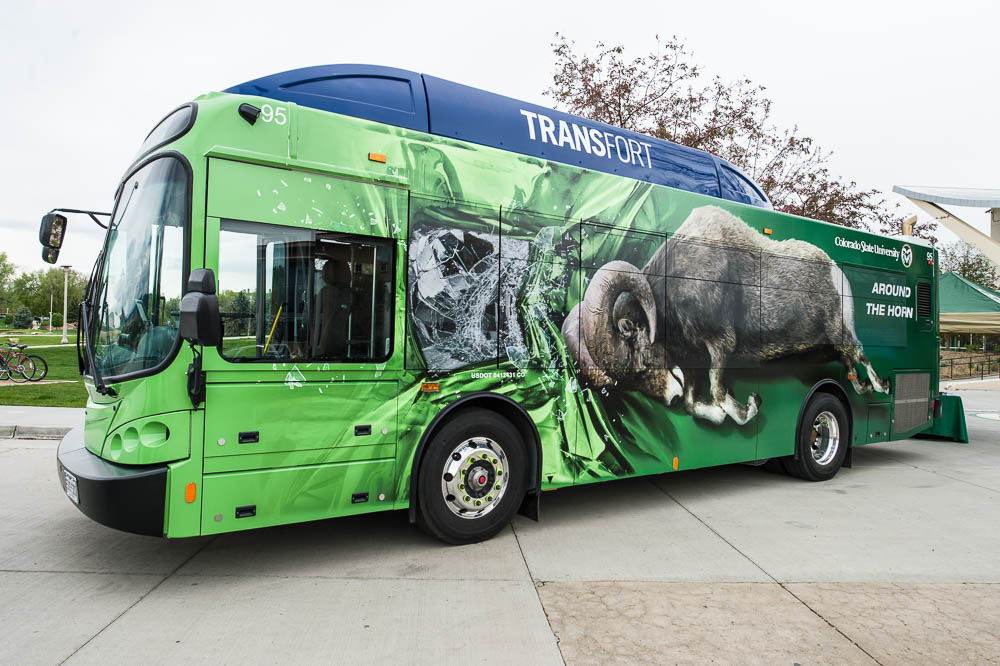 Colorado State University Around The Horn Shuttle Wrap Unveiled